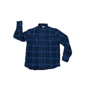 Vans Off The Wall Classic Flannel Skate Shirt Men’s (M) Blue/Black Plaid Casual